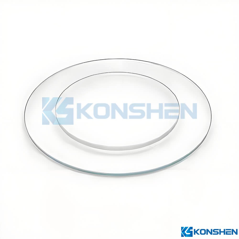High-Precision 2mm Round Ultra-Clear Tempered Soda Lime Glass