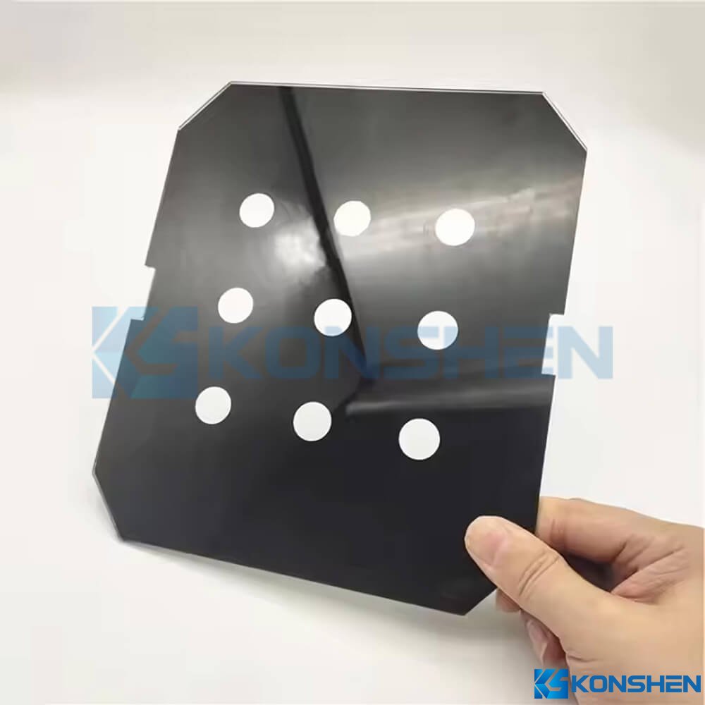 Custom 2mm Irregular Ultra Clear Tempered Lighting Cover Glass with Ceramic screen printing