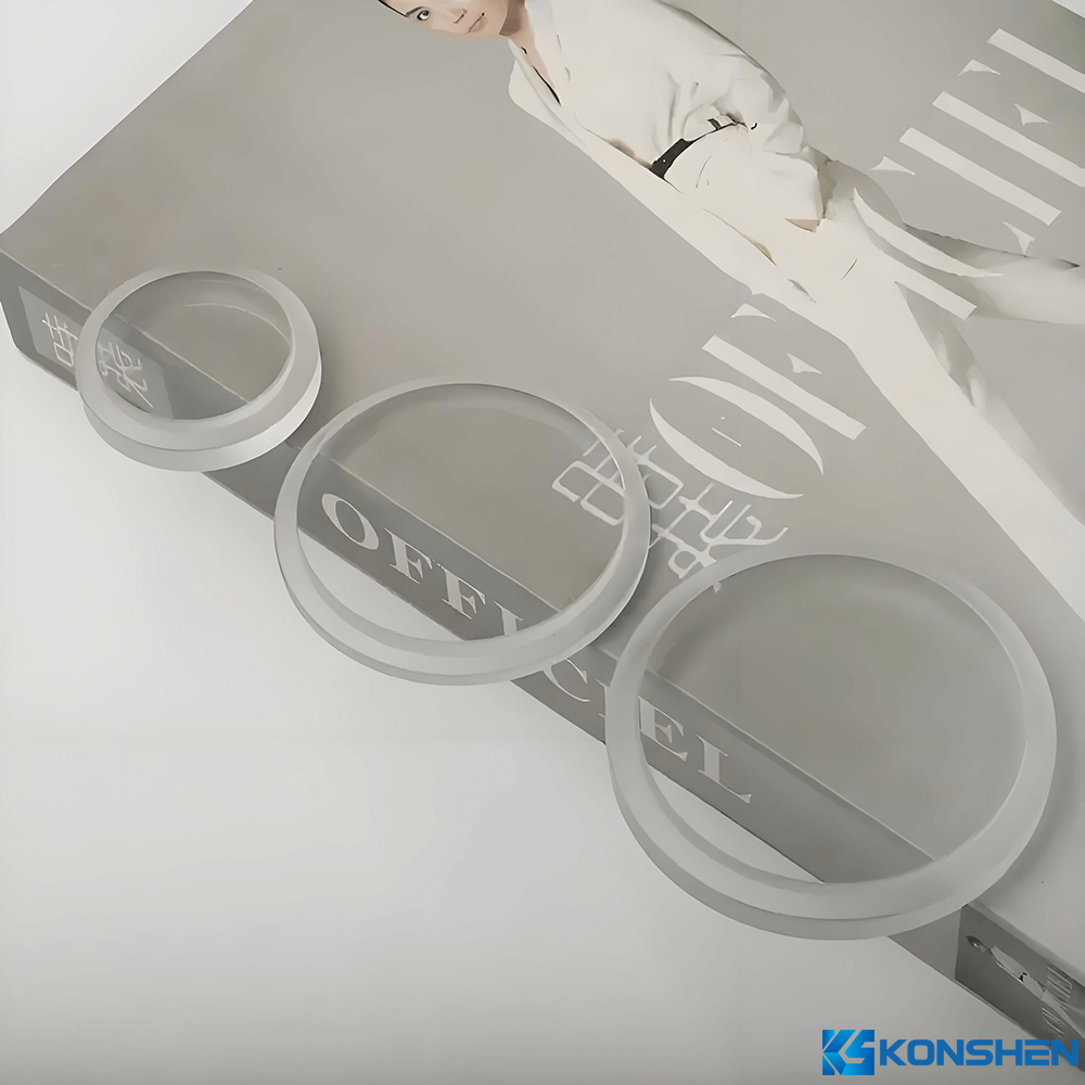 Customized Precision Cutting Tempered Ultra Clear Stepped Glass