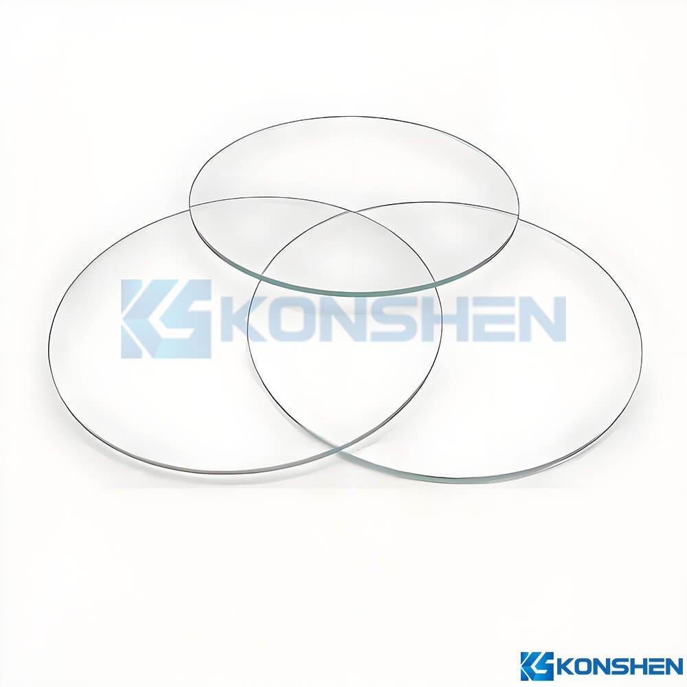 High-Precision 2mm Round Ultra-Clear Tempered Soda Lime Glass