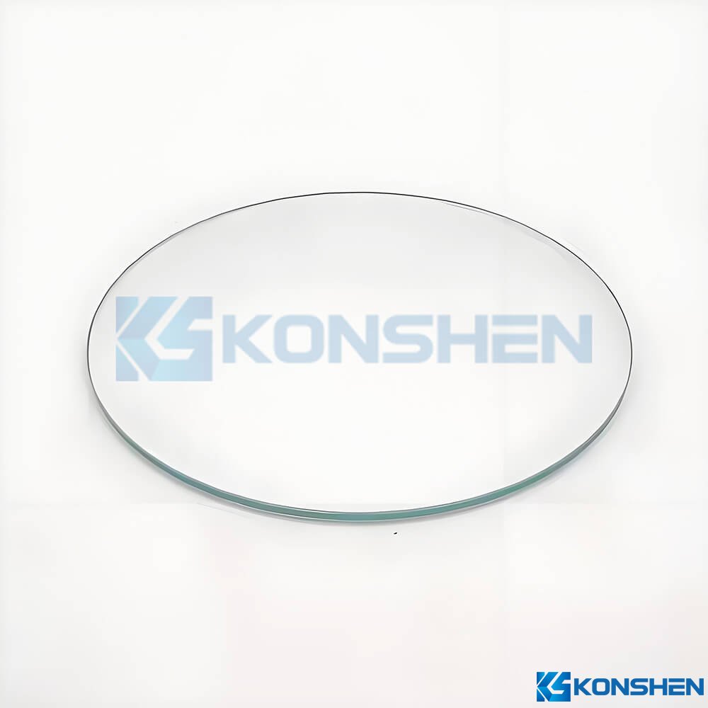 High-Precision 2mm Round Ultra-Clear Tempered Soda Lime Glass