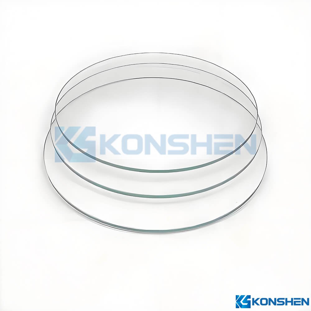 High-Precision 2mm Round Ultra-Clear Tempered Soda Lime Glass