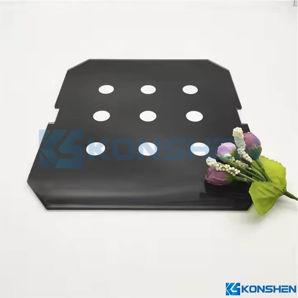 Custom 2mm Irregular Ultra Clear Tempered Lighting Cover Glass with Ceramic screen printing