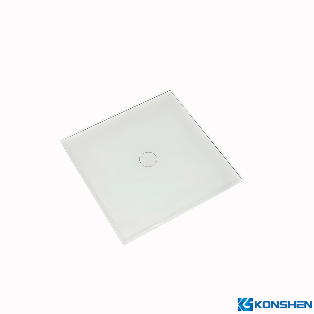 2mm Physically Tempered AF AS Coating Light Switch Panel Glass