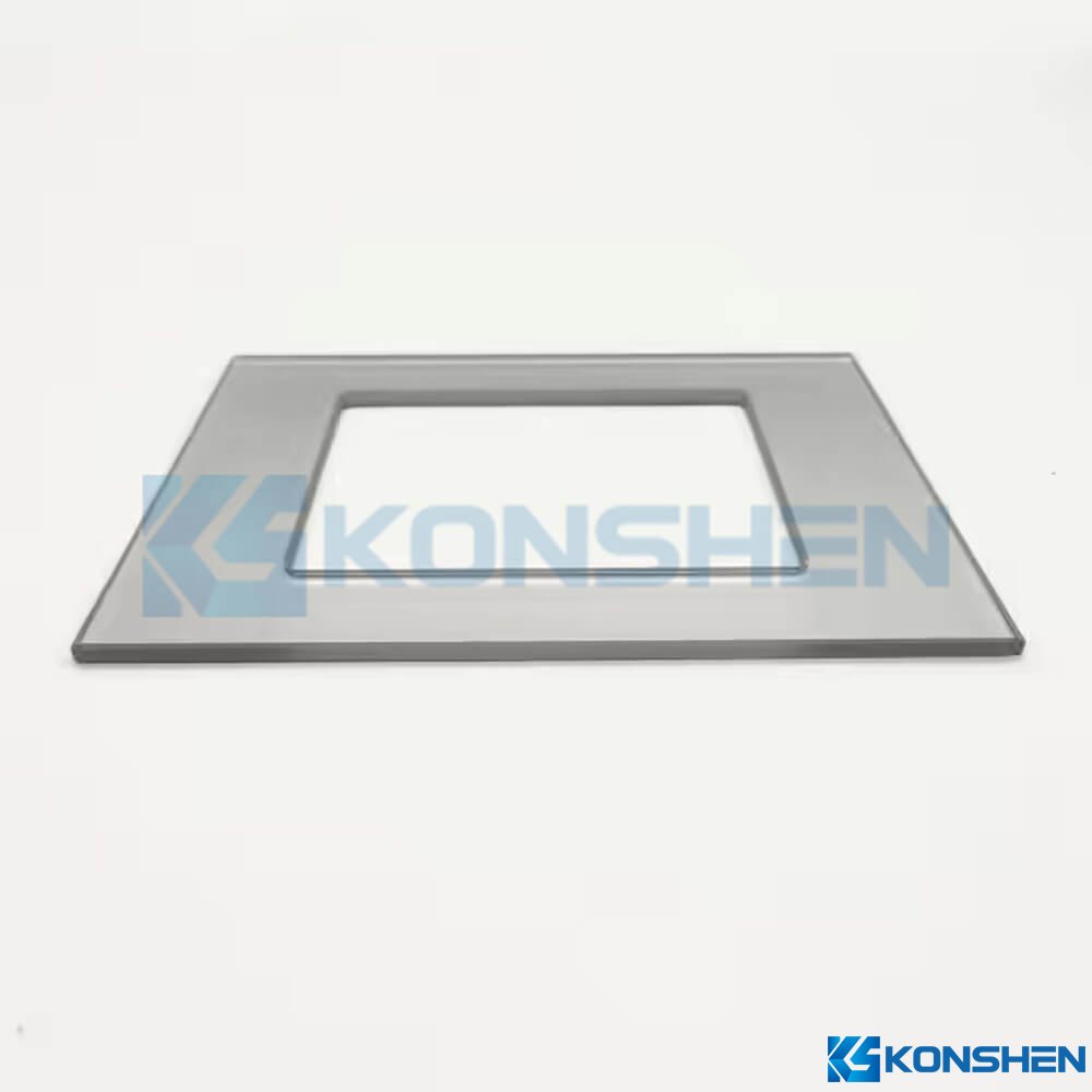 2mm Silver Silk Printed Tempered Socket Glass Panel
