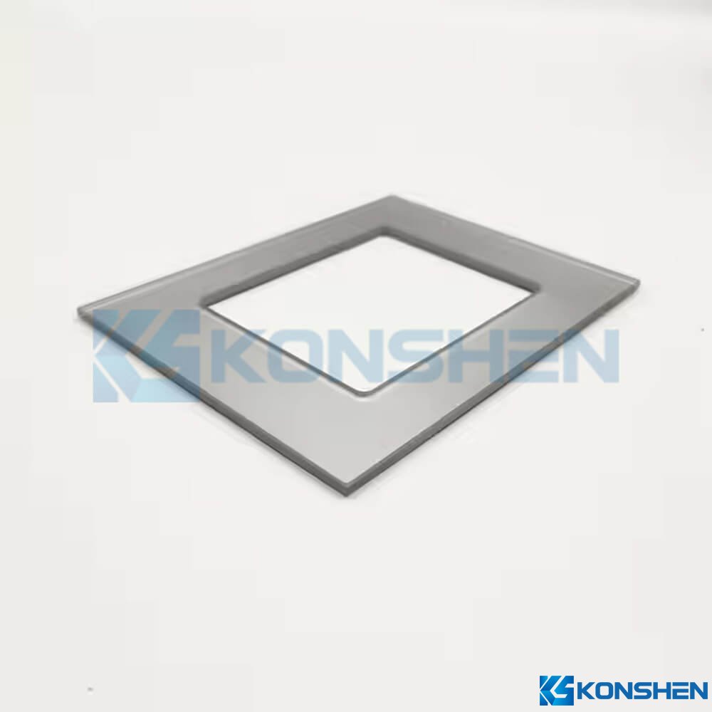 2mm Silver Silk Printed Tempered Socket Glass Panel