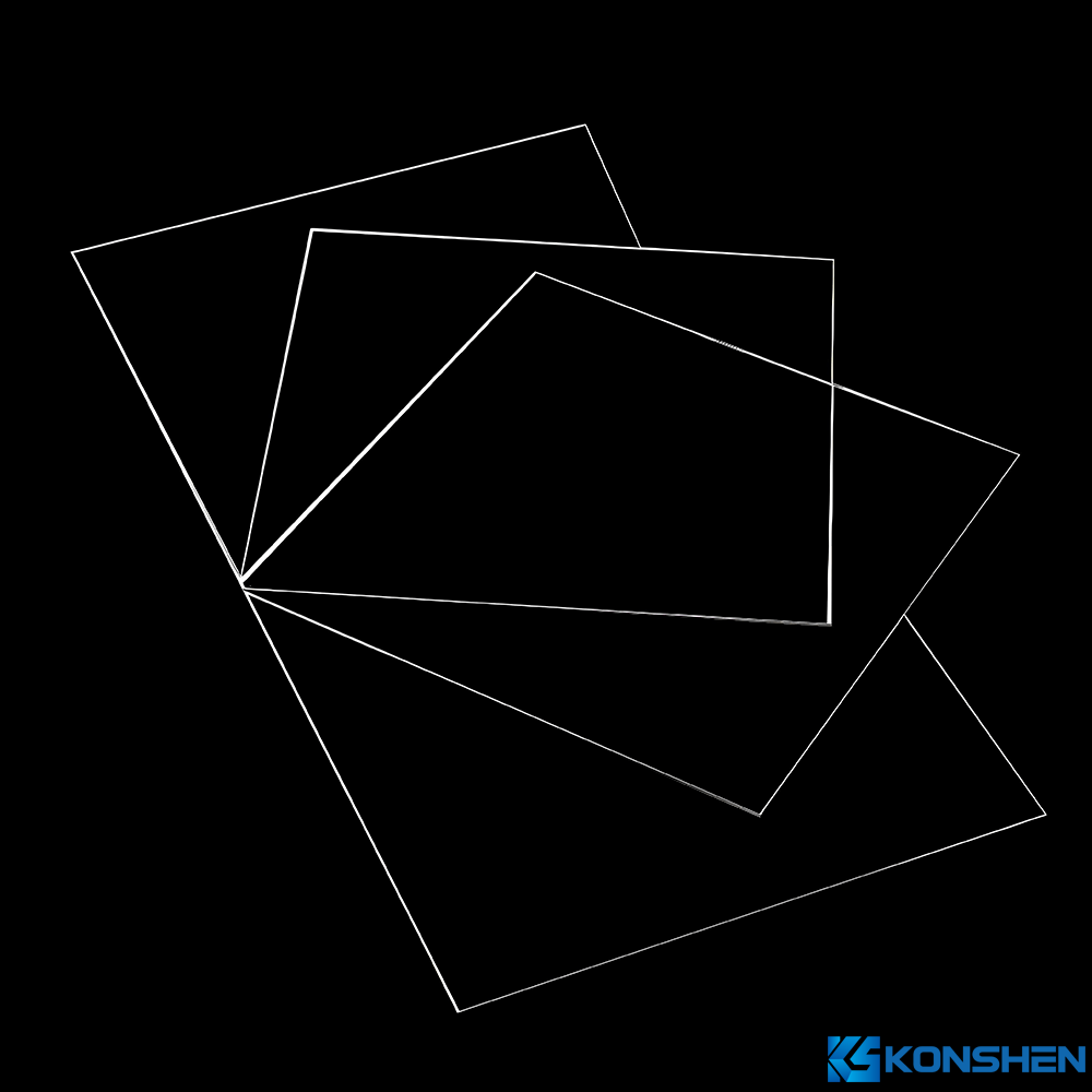 98% Transmittance 0.8mm Ultra-Thin High Alumina Glass for Solar Panels