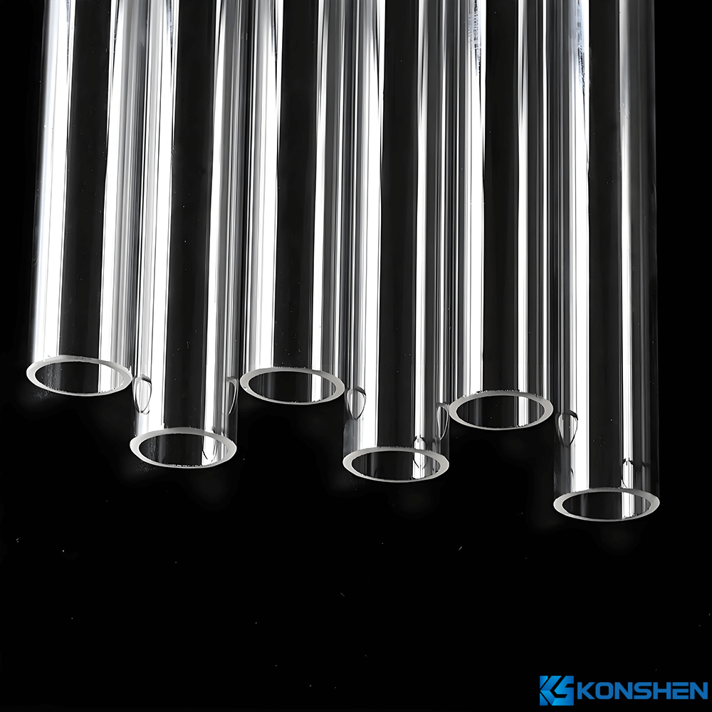 99.9% Purity High Transparent Heat Resistant Quartz Glass Tube for Lab