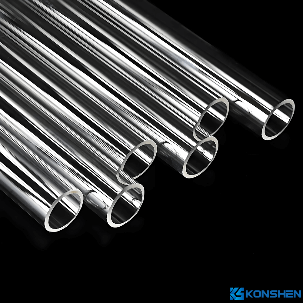 99.9% Purity High Transparent Heat Resistant Quartz Glass Tube for Lab