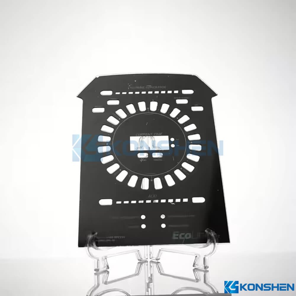 Factory Custom 3mm Tempered Glass Cover with Black Printing & AF Coating