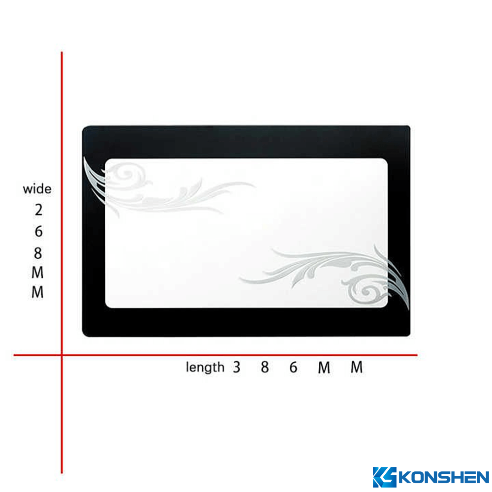 0.33-2mm Ultra-Thin Chemical Strengthened Display Glass Cover