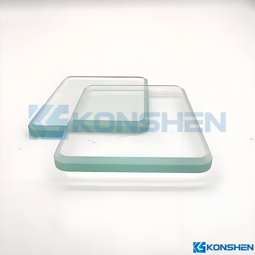 Customized 6mm IK09 Ultra Clear Tempered Glass with Chamfered Edges