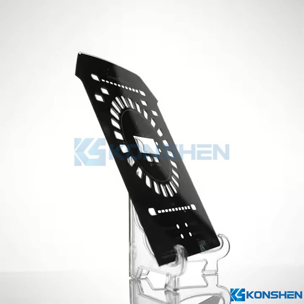 Factory Custom 3mm Tempered Glass Cover with Black Printing & AF Coating