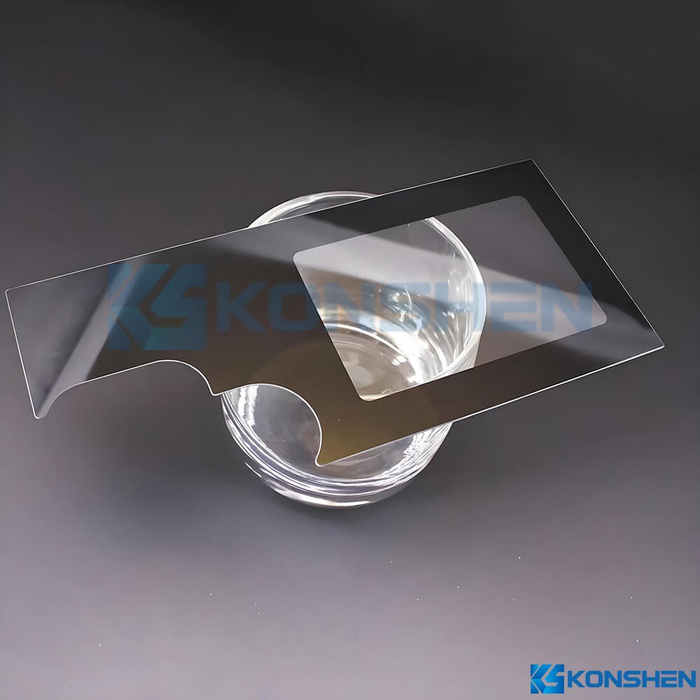 2mm IK07 Irregular shape Anti-Scratch Coating Tempered Glass Panel