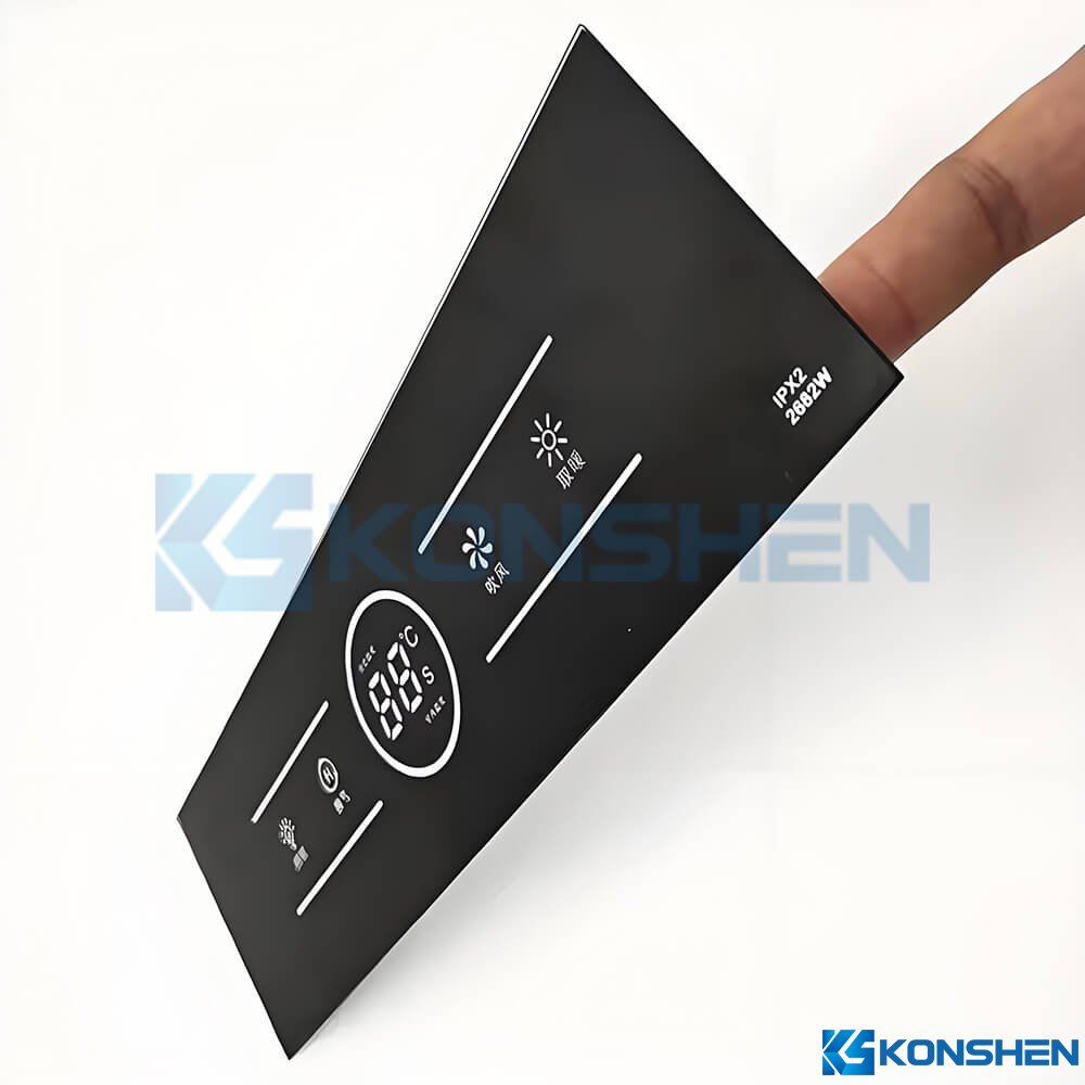 2mm AF & AS Coating Tempered Cover Glass for Control Panels
