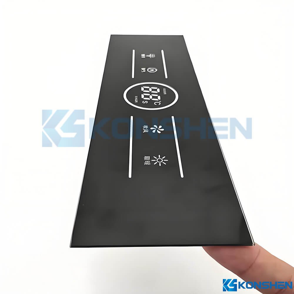 2mm AF & AS Coating Tempered Cover Glass for Control Panels