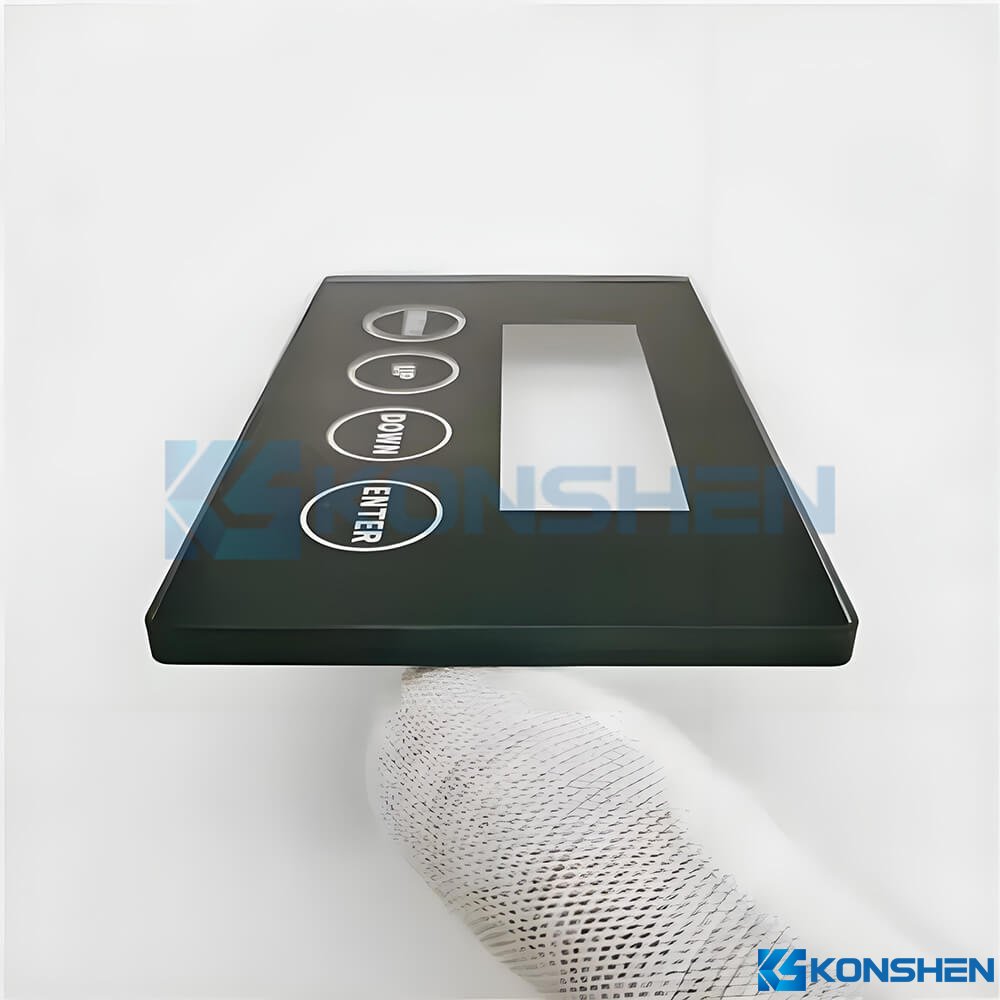 4mm Ultra Clear IK07 Tempered Glass Cover Panel for display devices