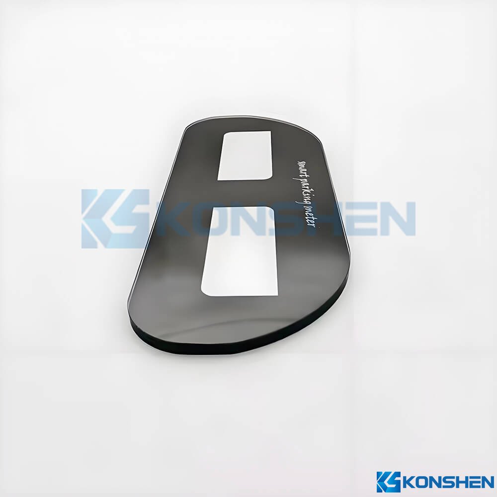 3mm IK07 Low Iron AF coated Tempered Glass Panel with Silkscreen Printing