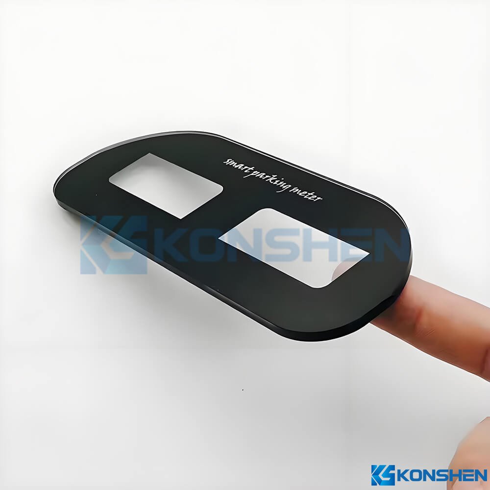 3mm IK07 Low Iron AF coated Tempered Glass Panel with Silkscreen Printing