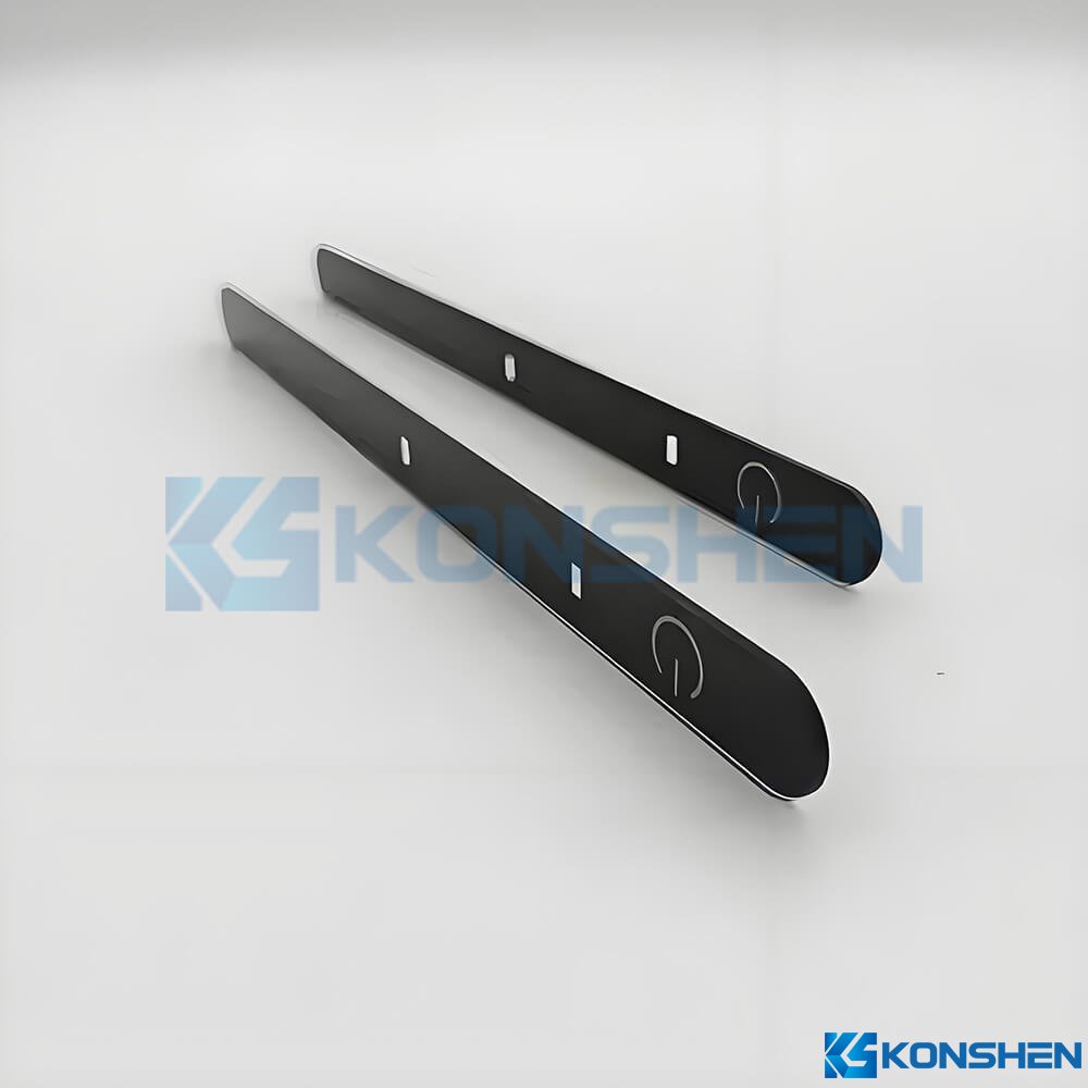 1.1mm  Black Silk Screen Printed Glass Switch Panel with AF Coating and 3M Adhesive