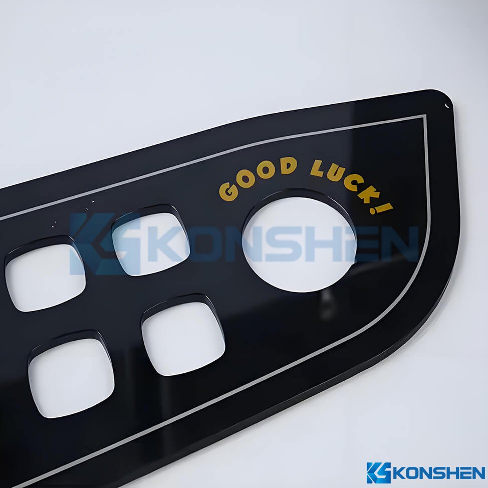 2mm precisive hole drilling Chemical strengthened Display Cover Glass