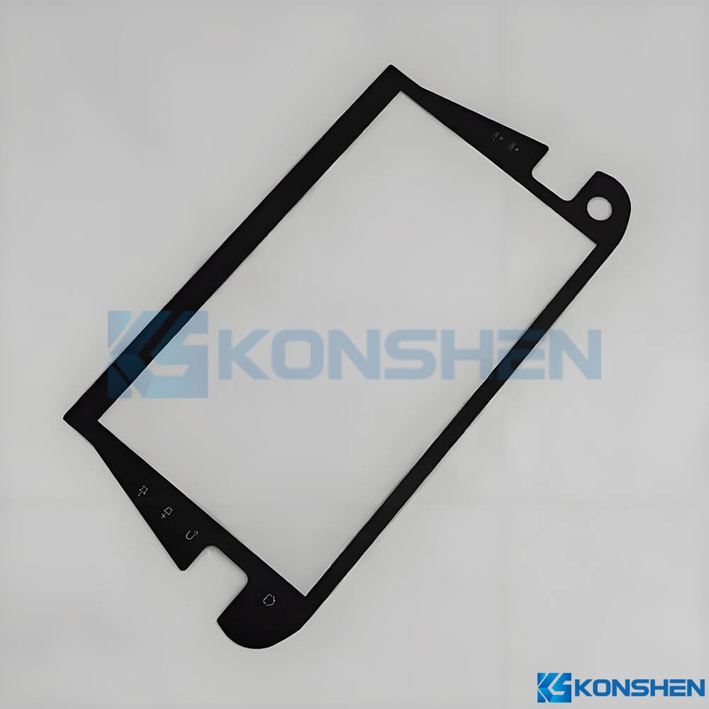 0.5mm anti-scratch Coated Checmical strengthened Electronic Glass Plate
