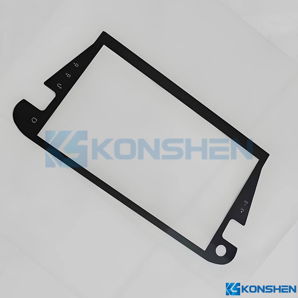 0.5mm anti-scratch Coated Checmical strengthened Electronic Glass Plate