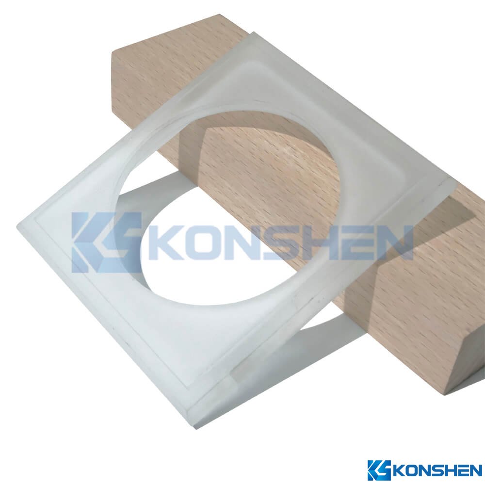 4mm Stepped Edge Etching AG Coated Toughened Glass for Lighting