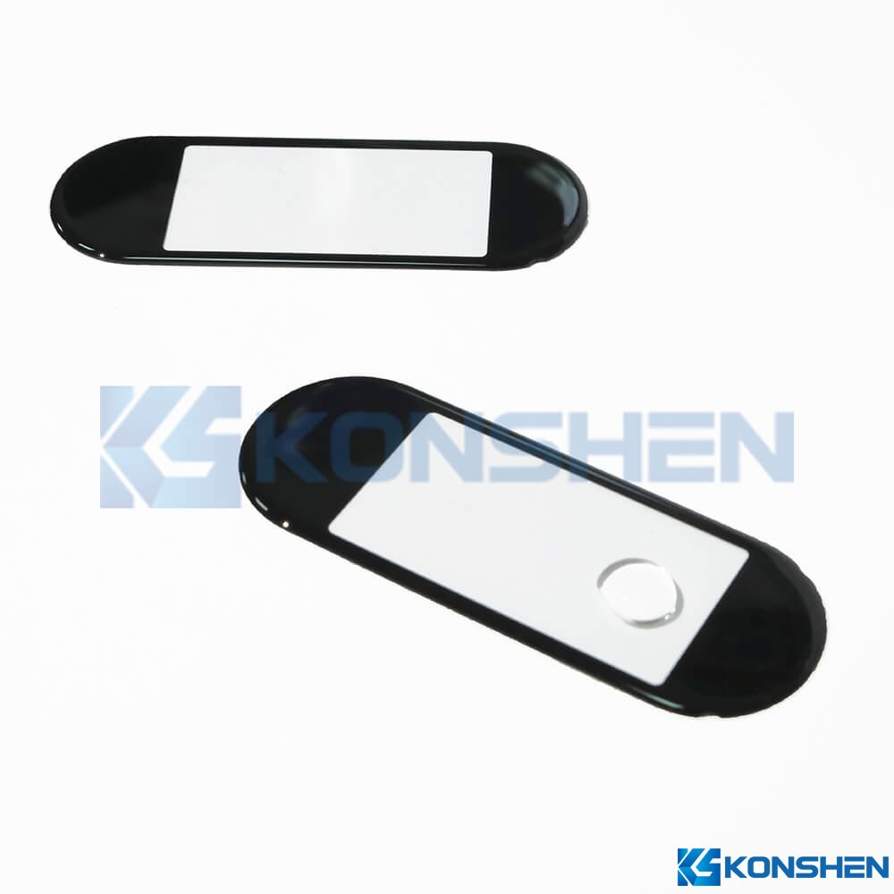 Wholesale 1.1mm 2.5D Chemically Strengthened Glass Cover with AF Coating and Black Printing