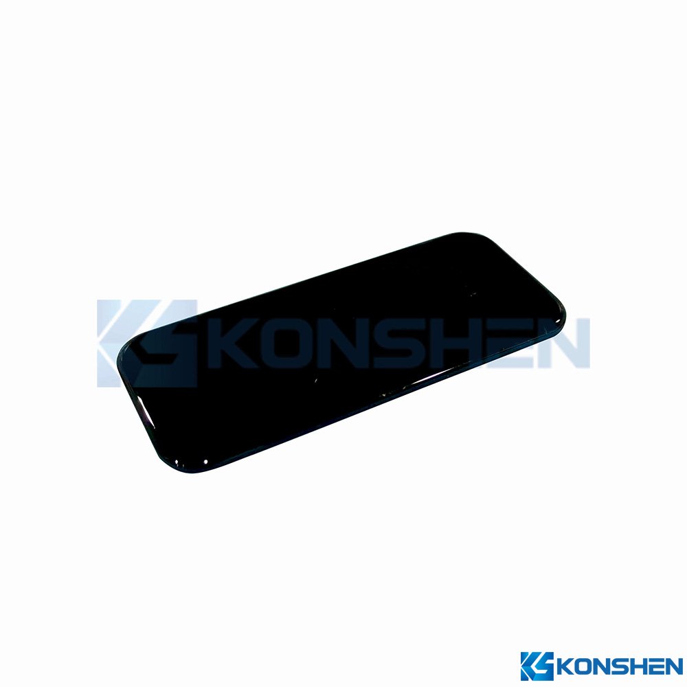1.1mm 2.5D edge AF coated Display Cover Glass with Translucent Black printing