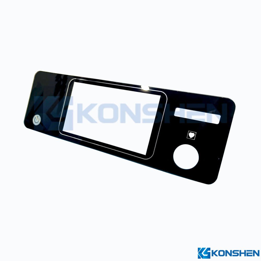 IK10 6mm High Transparency Physical Tempered automotive Display Cover Glass