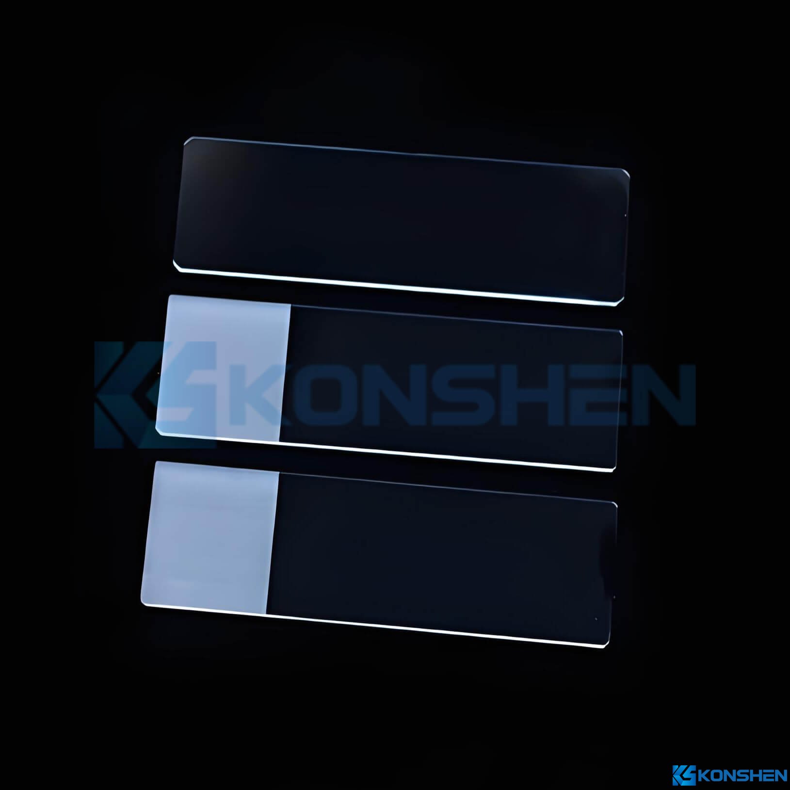 1.1mm High-Transparency Durable Ultra Clear Glass Slides for Laboratory and Optical Testing