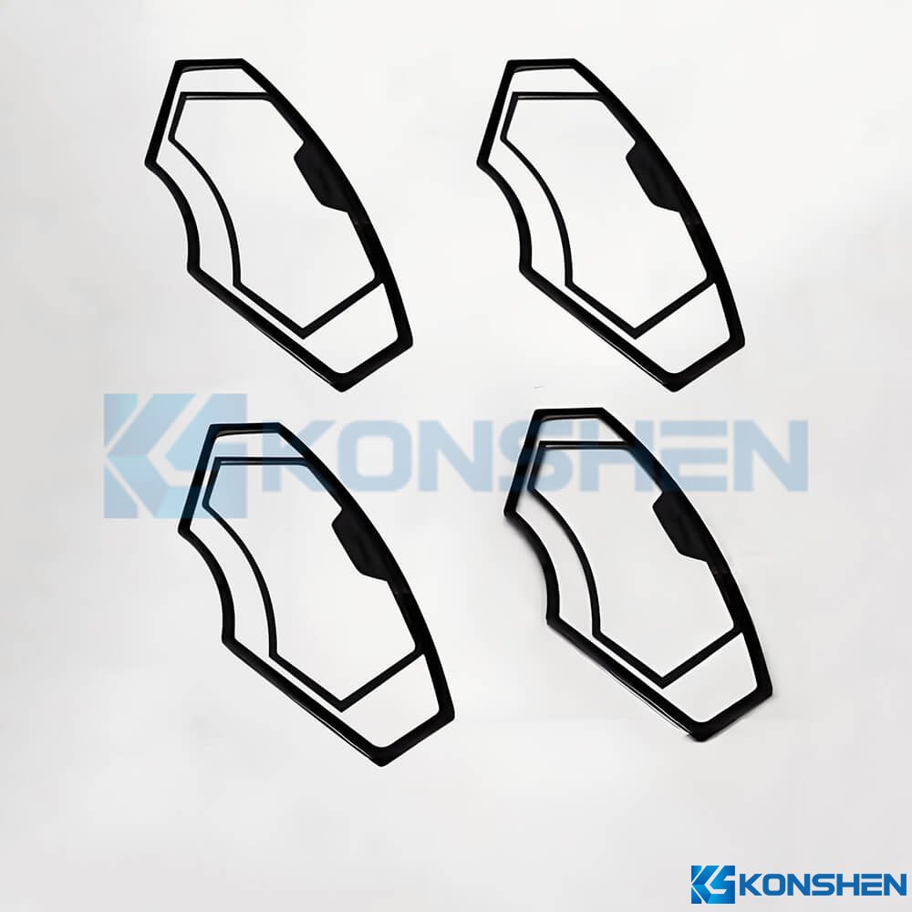 1.3mm Thick Irregular Shaped Glass Cover with Black Silk Printing for Display Devices