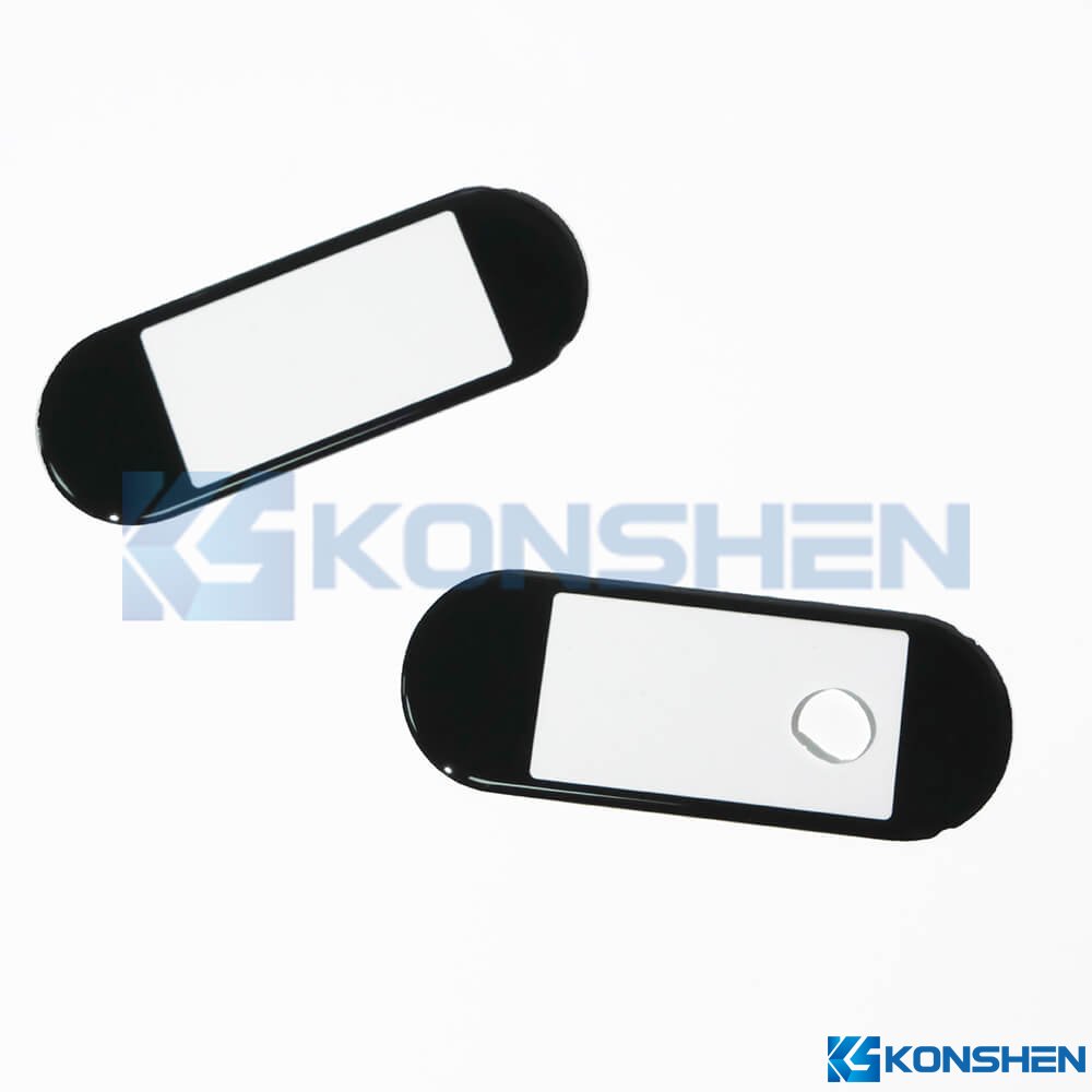 Wholesale 1.1mm 2.5D Chemically Strengthened Glass Cover with AF Coating and Black Printing