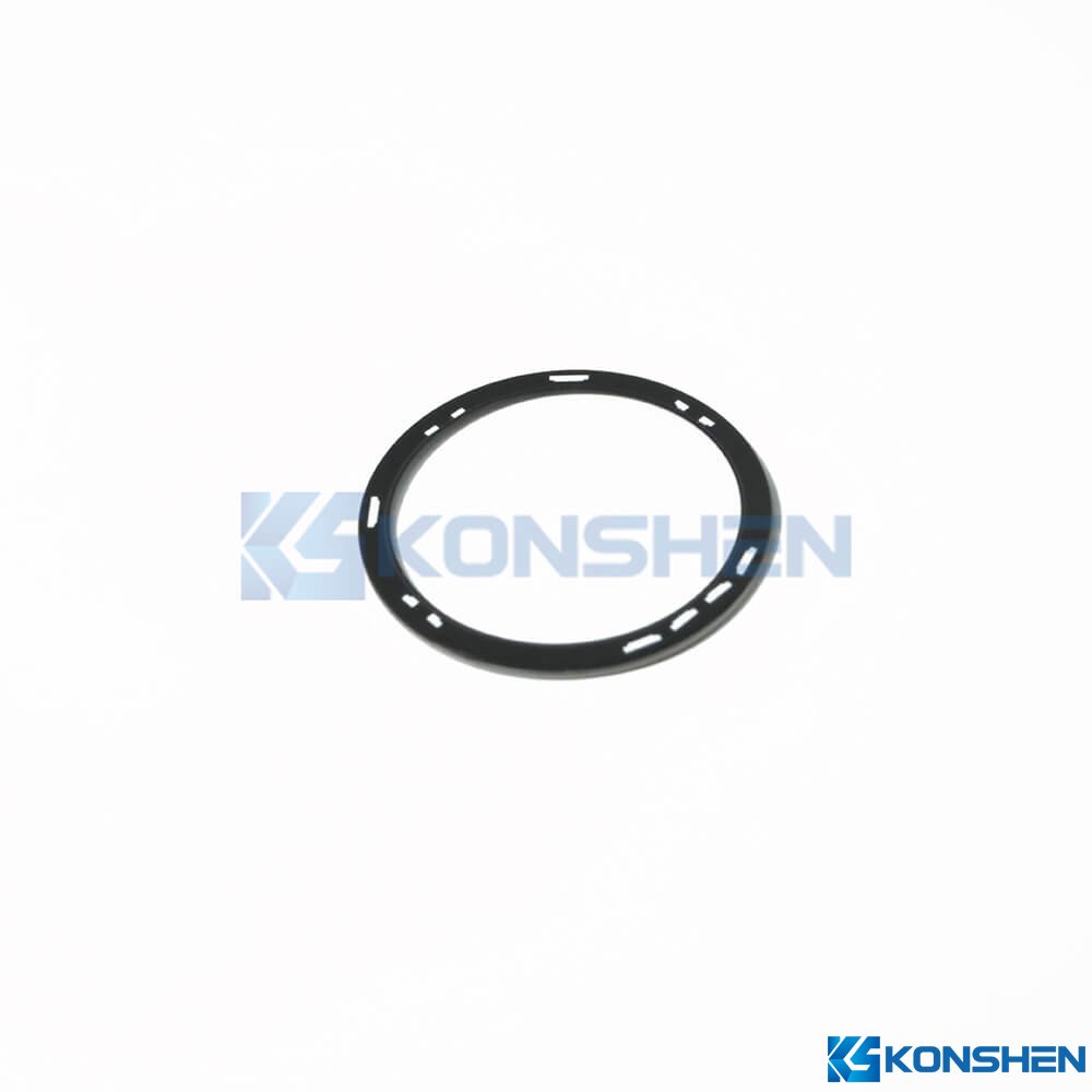 0.8mm Chemically Strengthened Round Glass Lens with Black printing