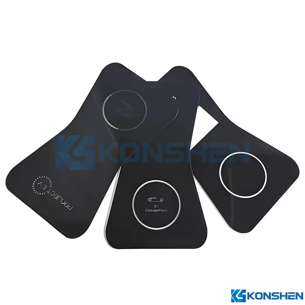 Custom 1.1mm Chemically Strengthened AF Coated Glass with Flexible Printing