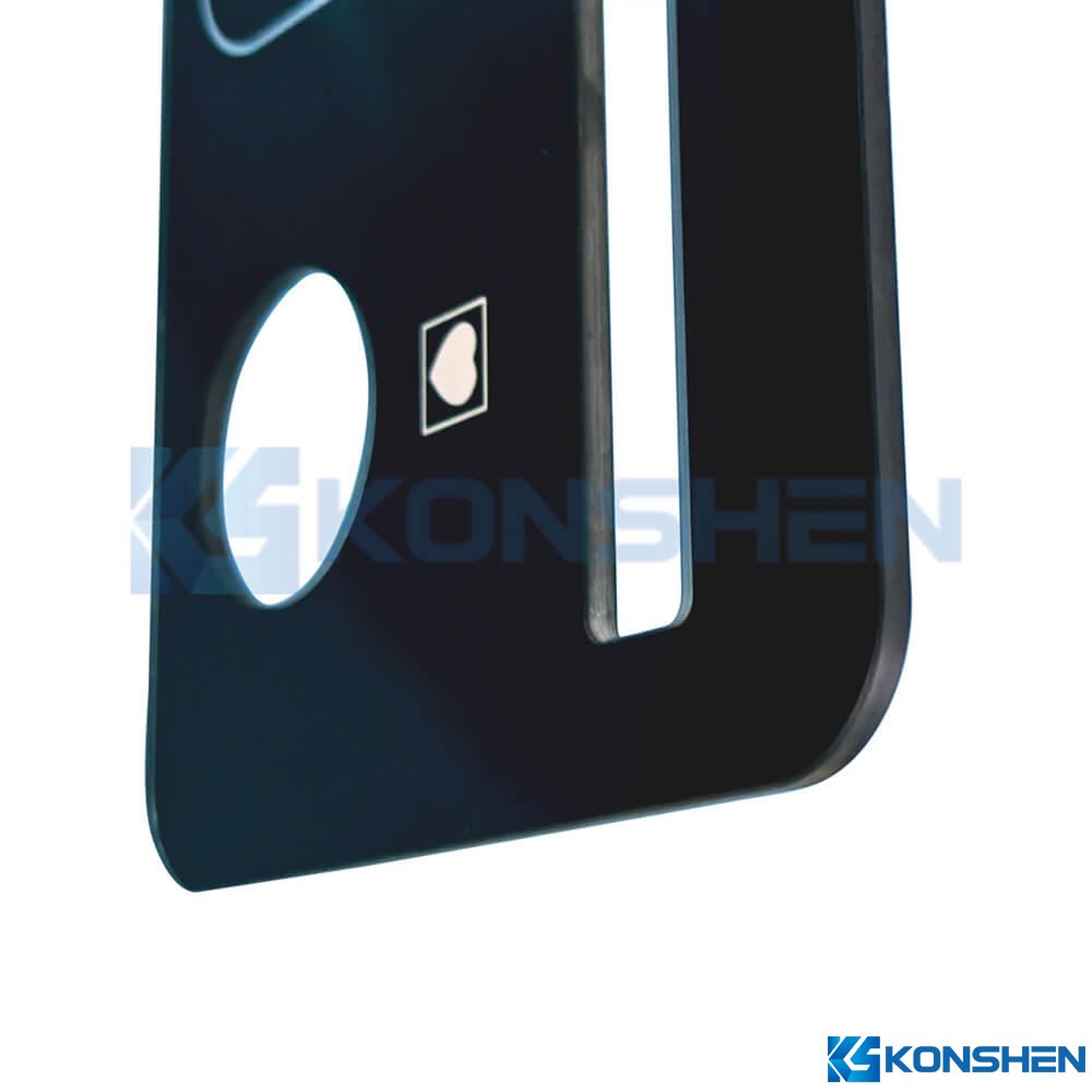 IK10 6mm High Transparency Physical Tempered automotive Display Cover Glass