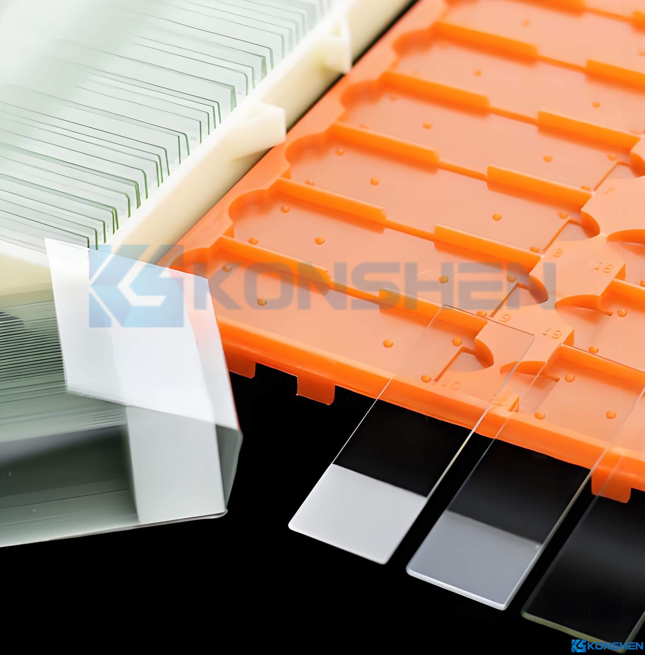 1.1mm High-Transparency Durable Ultra Clear Glass Slides for Laboratory and Optical Testing