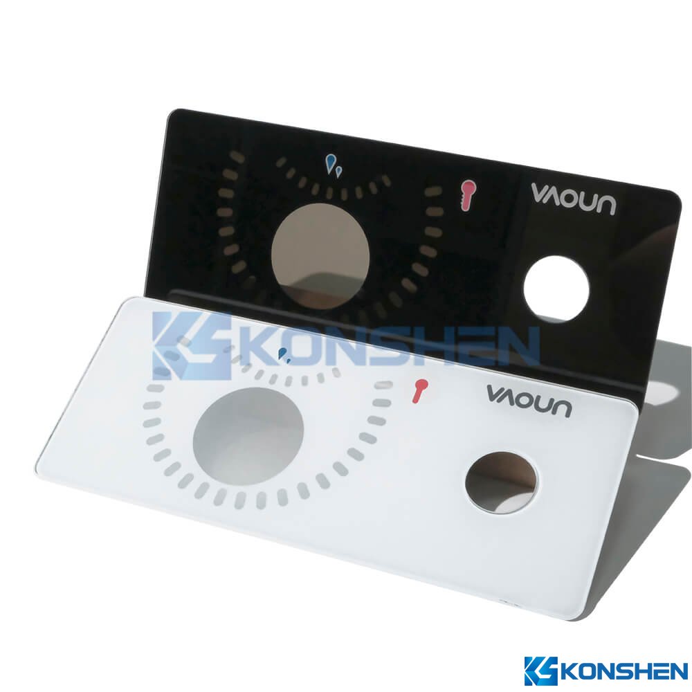 2mm Tempered AF & AS Coated Glass Panel with Silkscreen Printind