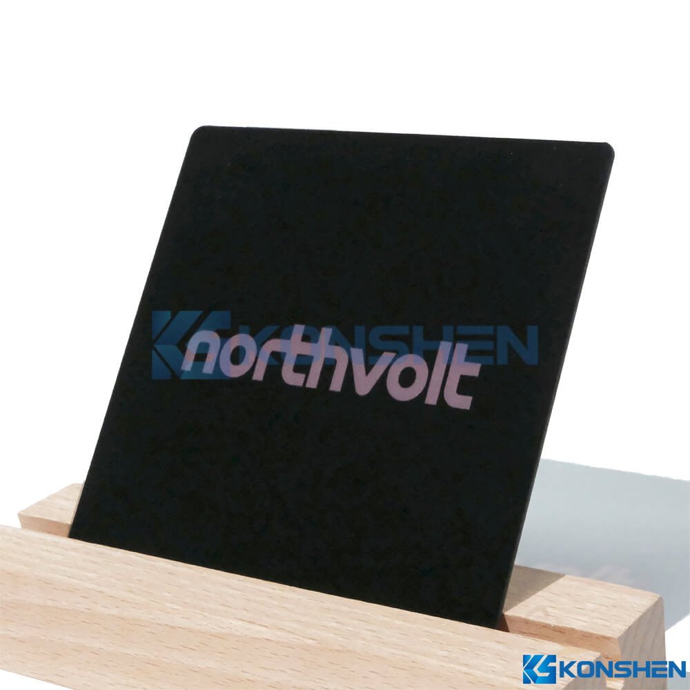 Durable 0.5mm Ultra-Thin Chemically Strengthened Glass with silkscreen Printing