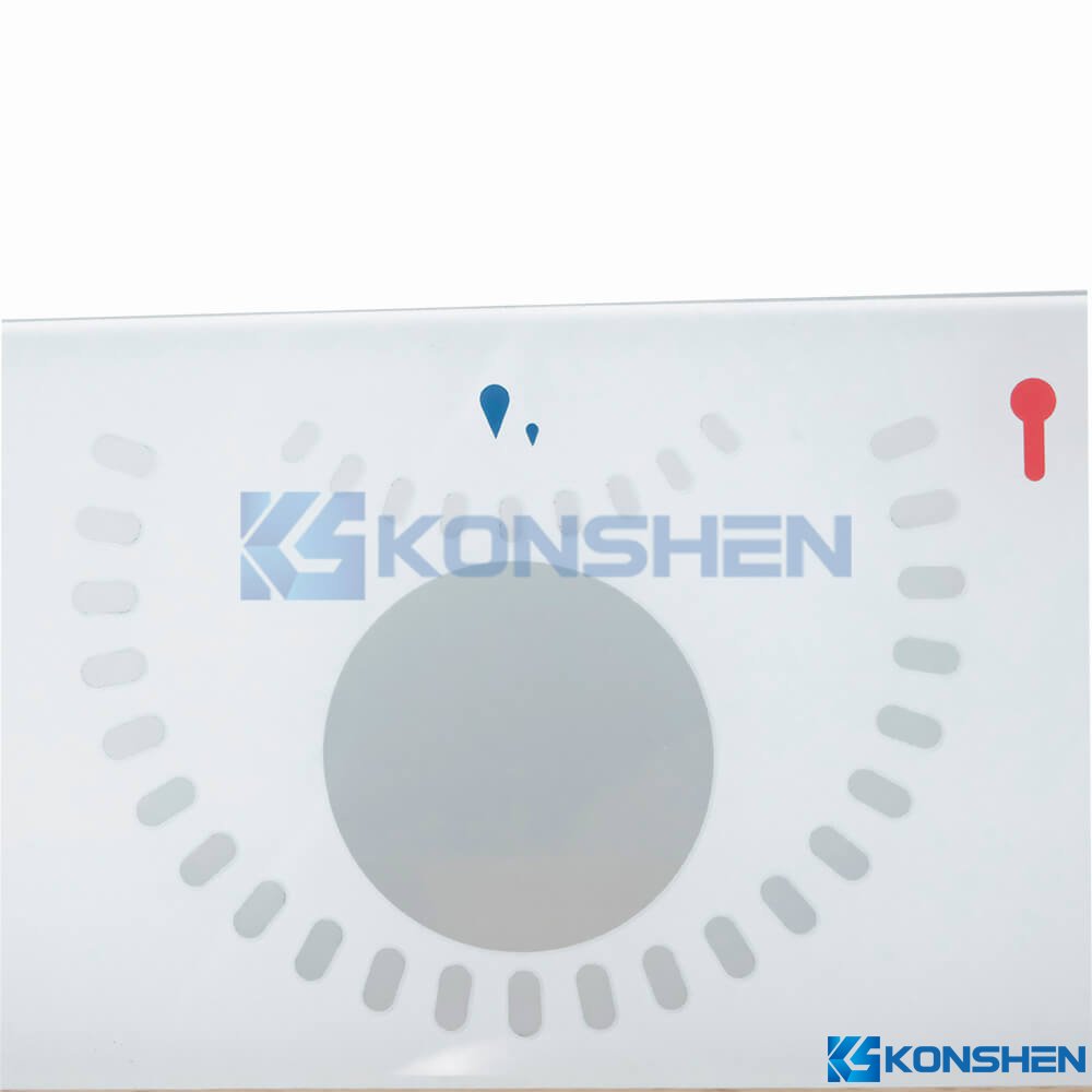 2mm Tempered AF & AS Coated Glass Panel with Silkscreen Printind