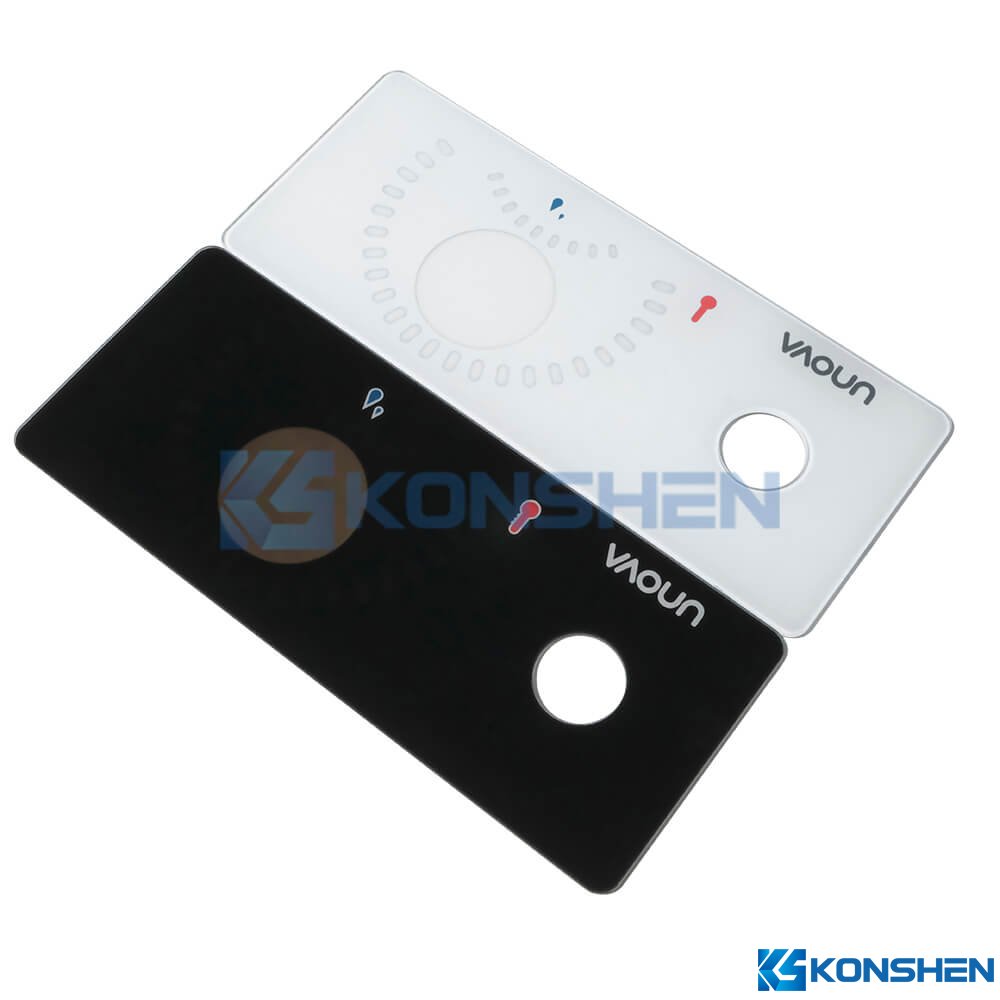 2mm Tempered AF & AS Coated Glass Panel with Silkscreen Printind