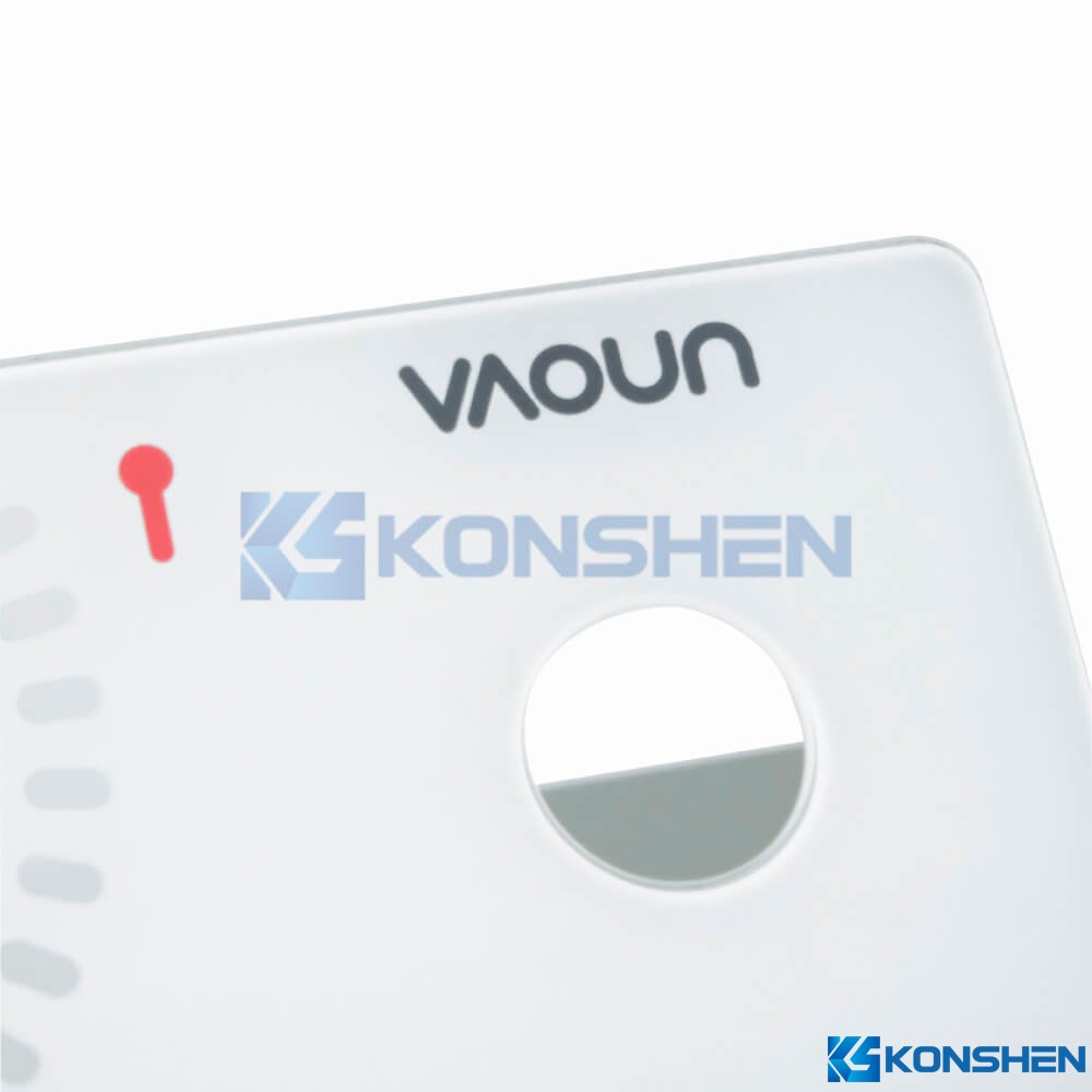 2mm Tempered AF & AS Coated Glass Panel with Silkscreen Printind