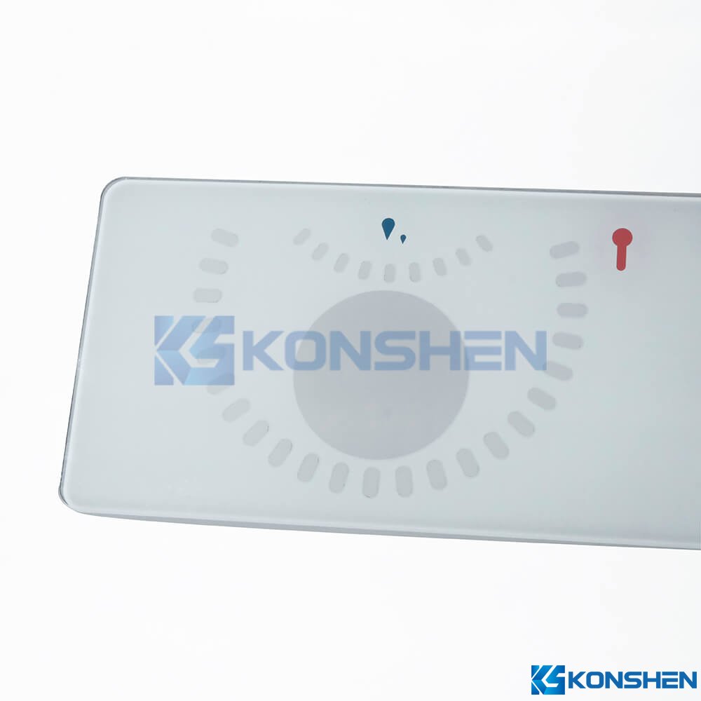 2mm Tempered AF & AS Coated Glass Panel with Silkscreen Printind