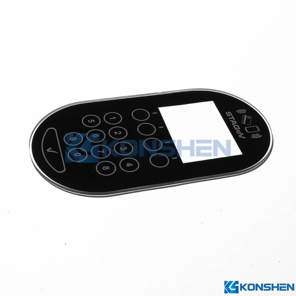 5mm Thick Physically Tempered Ultra-Clear Glass Panel