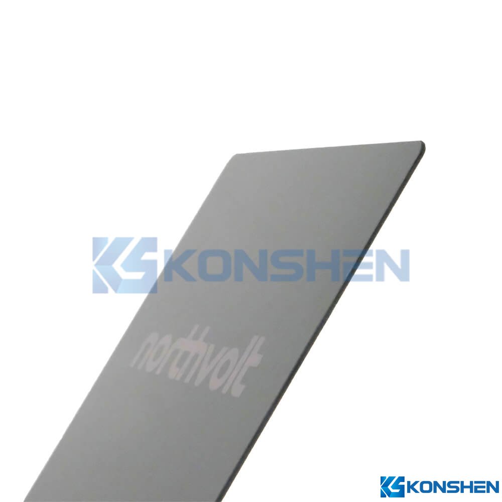 Durable 0.5mm Ultra-Thin Chemically Strengthened Glass with silkscreen Printing
