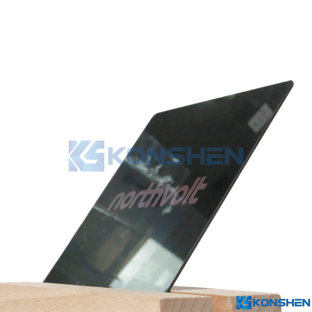 Durable 0.5mm Ultra-Thin Chemically Strengthened Glass with silkscreen Printing