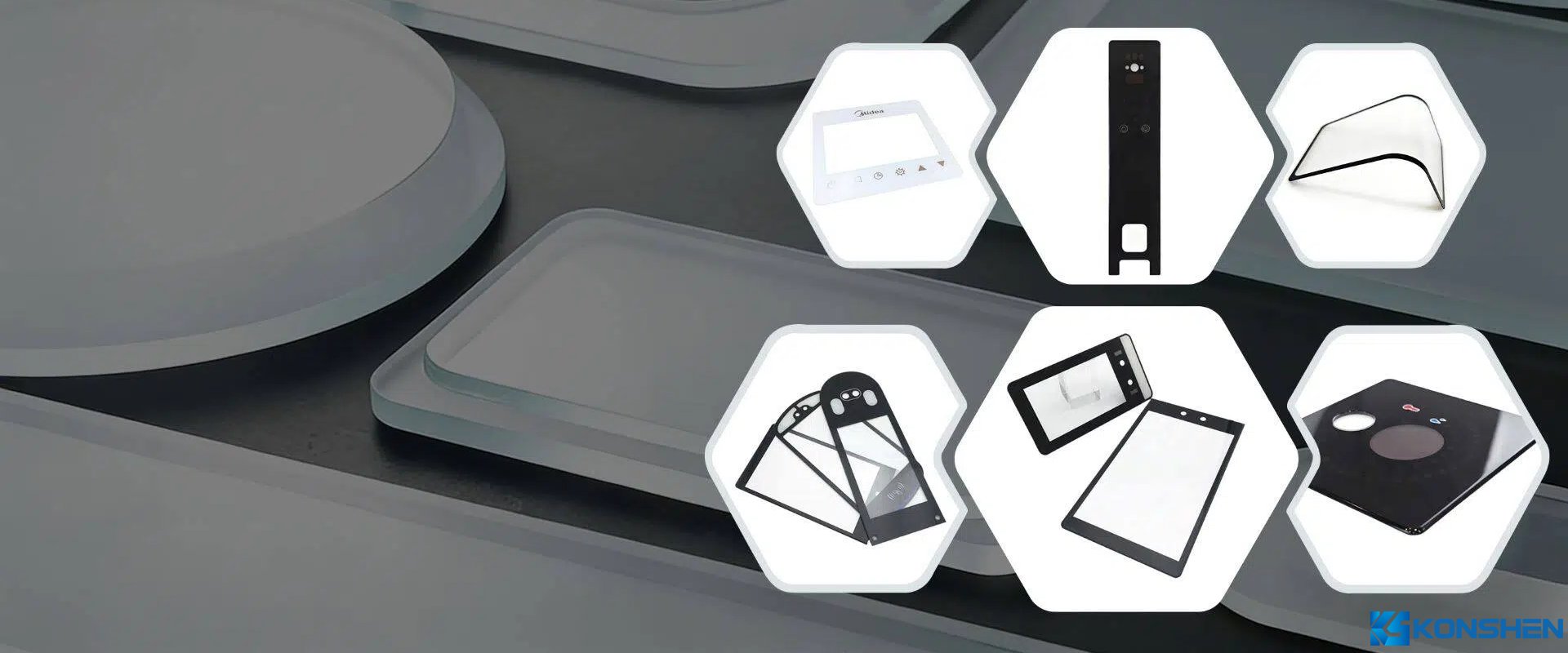 One-Stop Customization & Full Processes|Anti-Reflection/Anti-Glare/Anti Fingerprint/ITO Coating Glass<br />
KS Glass provides industry-leading glass processing services, offering customizable glass sizes/shape and thicknesses, along with a full suite of fabrication processes including precision cutting, edge grinding, Drilling, CNC Shaping, physical/chemical tempering, hot bending, 3A coating, ITO coating and UV/Silkscreen printing, adhesive Lamination etc.