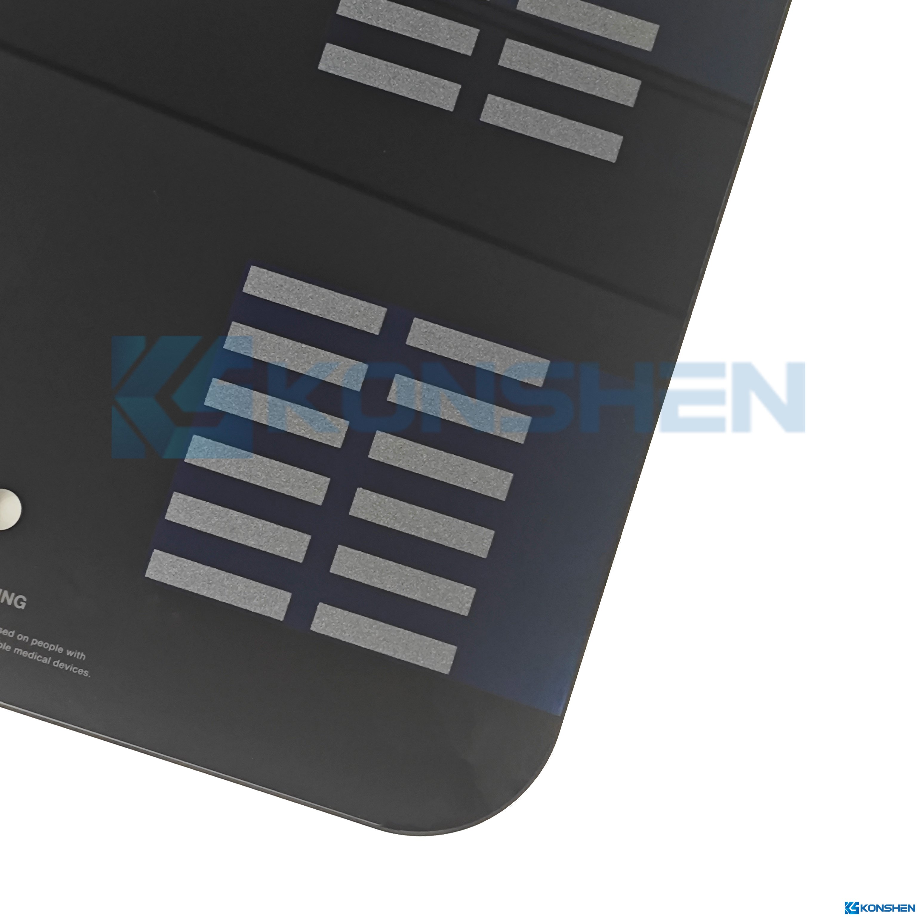 10mm IK10 Tempered ITO Conductive Glass Panel with AG Coating